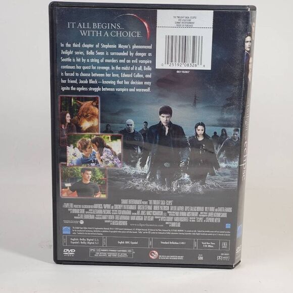 The Twilight Saga: Eclipse (2010 Film) [DVD] - Picture 3 of 3